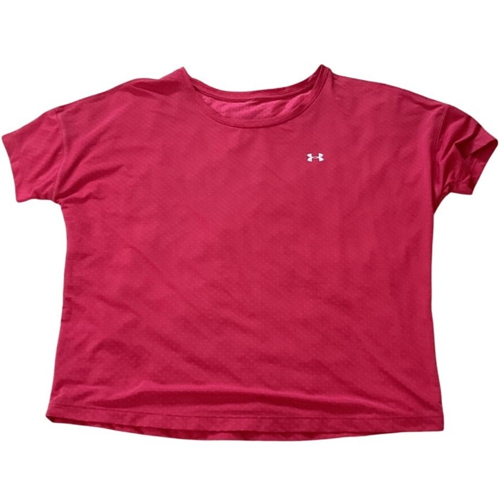 Under‎ Armour Pink Athletic T Shirt Short Sleeve Activewear Women's Size Medium